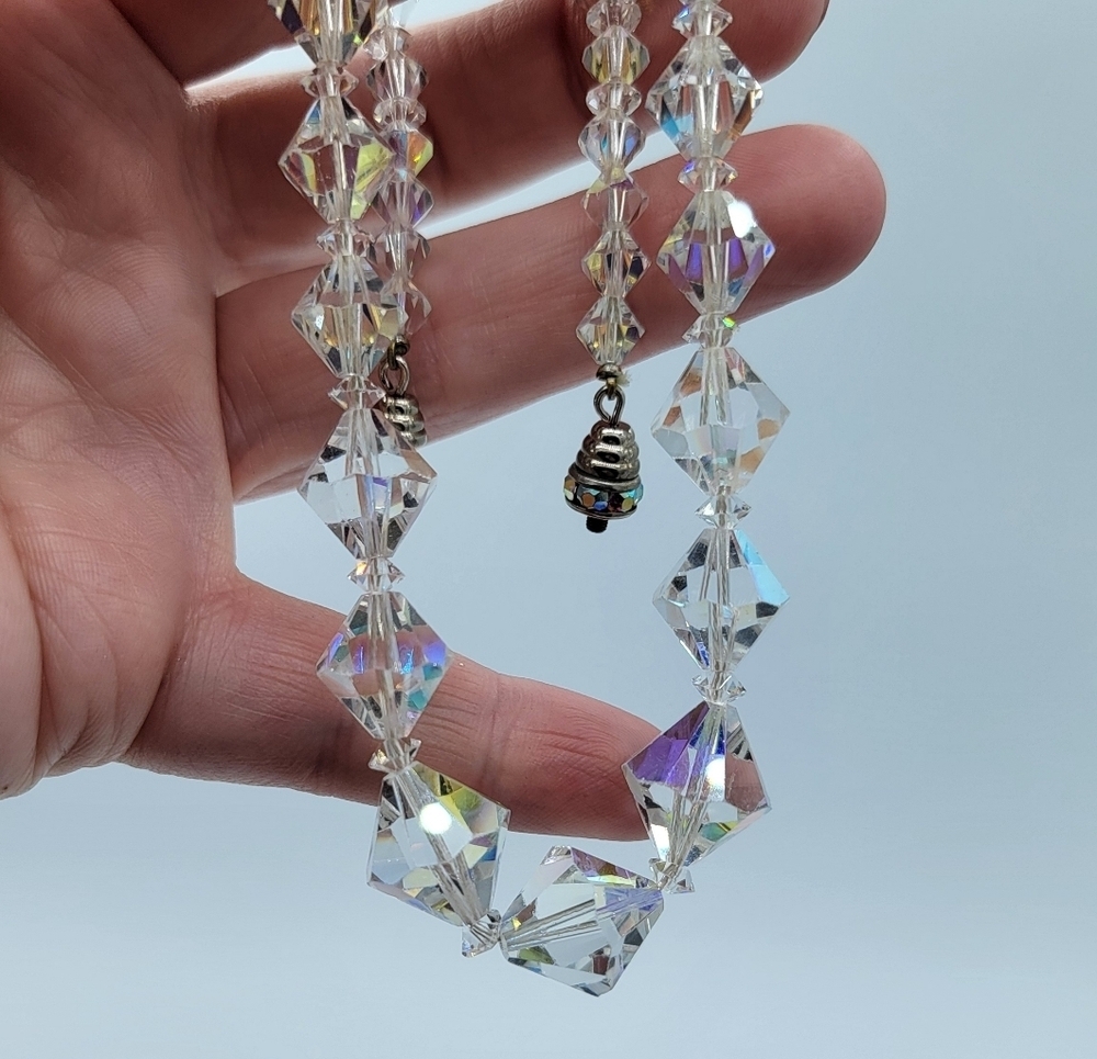 Vintage Crystal AB Necklace #3002